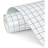 NANAPLUMS Transferfolie Plotter für Vinyl-Plotter Zubehör mit Blaues Ausrichtungsgitter für präzise Platzierung von Abziehbil