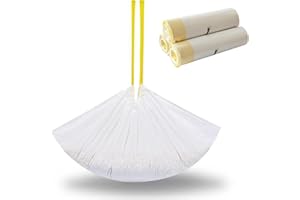 PalNests 30Pcs Cat Litter Tray Liners, Universal Cat Litter Bags Liners with Drawstring Scratch, Resistant, Leak Proof and Heavy Duty Liner Bags for Pet Automatic Cat Litter Box Liners, 60X30 cm