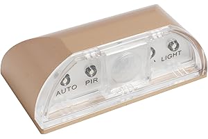 Caybats Keyhole Light for Door with Motion Sensor PIR Infrared LED – Auto On/Off Wireless Key Lock Lamp, Motion Detector Key Hole Lights for Front Door Hallway Closet Drawer Outdoor,Gold