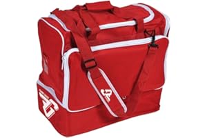 FRANKIE GARAGE FG Borsone Calcio Uomo con Fondo Rigido, Scomparto Scarpe e Tracolla Regolabile, Borsone Palestra Grande con Tracolla Regolabile e Portascarpe, Borsone per Sport Uomo Donna Bambino Nero - FRANKIE GARAGE