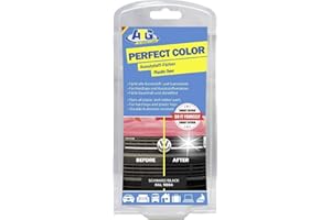 ATG Peinture plastique, colorer les pare-chocs en noir, peinture plastique noire, peinture pour plastique extérieur, renovateur plastique voiture extérieur,renovateur pare choc noir-70g