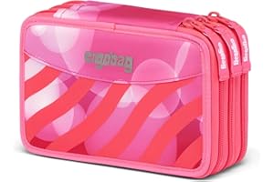 ergobag Maxi Mäppchen Set 40-Teilig, Lyra Bunt- und Filzstifte, Kleingeld Fach, Lineal, Schere