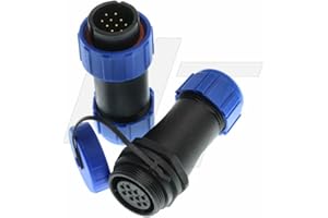 HANGTON CONNECT HangTon HE21 Connecteur à 10 broches étanche mâle femelle pour câble de montage, prise circulaire d'alimentation aéronautique à déconnexion rapide