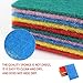 Produktbild 100/Set Mikrofaser Küche Geschirrtuch/Schwamm, sehr saugfähig, doppelseitigem Spültücher/Hadern, 14,5 x 10 cm, Mix Farbe 4.5x10cm gemischt