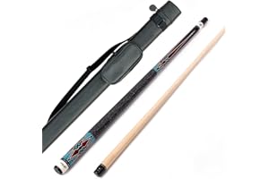 Riley Centurion American Poolqueue mit Leinenummanteltem Griff, 147 cm, 13 mm Spitzen-Gelenkschutz