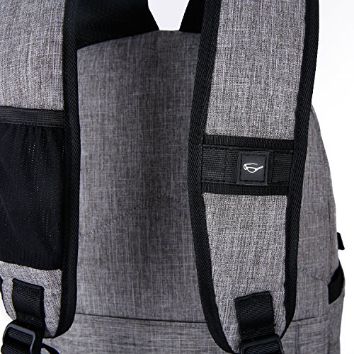 Business Laptop Rucksack Backpack, Kobwa 15.6 Inch Notebook Schulrucksack Computer Rucksäcke für Herren und Damen mit Anti-theft, USB Charging Port und Headphone Port(Schwarz) - 7