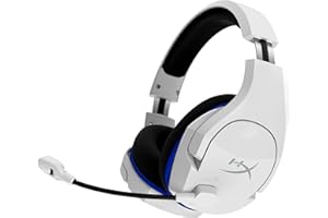 HyperX Cloud Stinger Core, auriculares inalámbricos para juegos de PS4 y PC, ligeros, controles deslizantes de acero duraderos, micrófono con cancelación de ruido