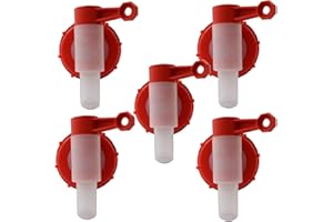 R&C Components Ltd 20L / 25L Drum Tap - Vented System for Smooth flow 'no glugging' (Pack of 5)