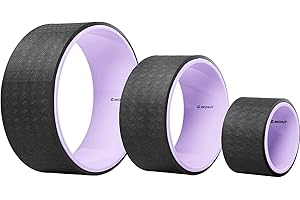 REEHUT Ruota Yoga Premium Yoga Wheel 32cm x 12.7cm Pilates Fitness Palestra per Lo Stretching e Migliorare Le Posizioni ad Arco Durante Gli Esercizi