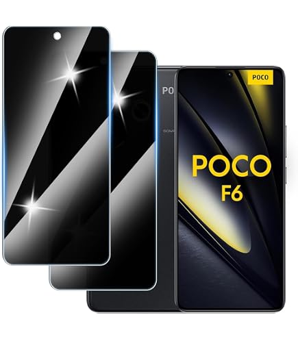 dipos I 6X Pellicola Protettiva Compatibile con Xiaomi Poco
