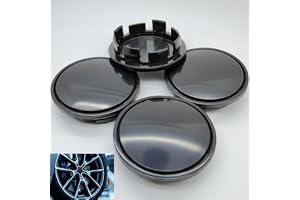 GUOMIS 4 stycken hjulnavkapslar, lämpliga för VW- och Audi aluminiumfälgar (ytterdiameter 65 mm, innerdiameter 56 mm), tillve