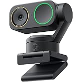 Insta360 Link 2 Pro - PC/Mac i&ccedil;in 4K PTZ Web Kamerası, 1/1.3 in&ccedil; Sens&ouml;r, D&uuml;ş&uuml;k Işık, AI İzleme, HDR, Y&ouml;nl&uuml; G&uuml;r&uuml;lt&uuml; &Ouml;nleyici M