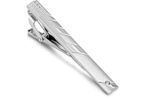 Tidefire Tie Clips for Men Business Tie Clip Personalised Tie Clip Pin Short Style Necktie Clips Tie Bar Clip