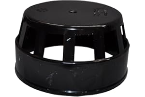 MSL Solvent Soil Pipe Cage Vent Cover - Black Y