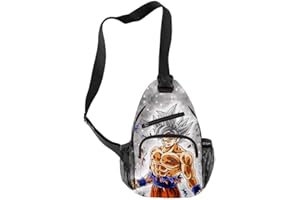 WANHONGYUE Dragon Ball Anime Sac de Poitrine Sacs à Bandoulière Sac de Randonnée Sac Loisir / 31