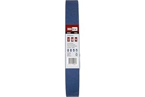 Woltersberger® 10 pezzi nastri abrasivi in tessuto di zirconio, dimensioni 40 x 760 mm, grana P120, zirconi ZK, acciaio inox, metallo