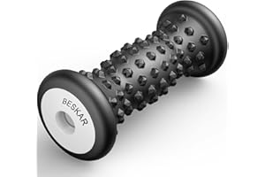 BESKAR Foot Massage Roller for Relief Plantar Fasciitis, Foot Reflexology Tool Pressure Point Massage Roller, Deep Tissue Massage for Relieving Feet Arch Heel Pain, Myofascial Pain Syndrome