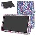 Produktbild TrekStor SurfTab Theater 13.3 hülle,Mama Mouth Folding Ständer Hülle Case mit Standfunktion für 13.3" TrekStor SurfTab Theater 13.3 Android Tablet PC,Mushroom Fantasy