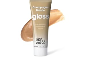 JOSH WOOD COLOUR Josh Wood Hair Gloss (Champagne Blonde) - Semi-permanent gloss, adds warm and golden tones, refreshes and conditions hair colour - Lasts up to 6 washes - 100% Vegan - Cream (100ml)