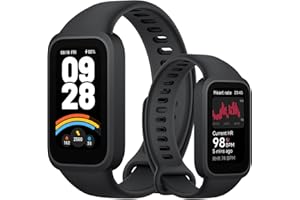 XIAOMI Smart Band 9 Active – Activity Tracker, Autonomy of up to 18 Days, 1.47" TFT Screen with 60 Hz Refresh Rate, 5ATM, Mi Fitness App, Black (ES Version)