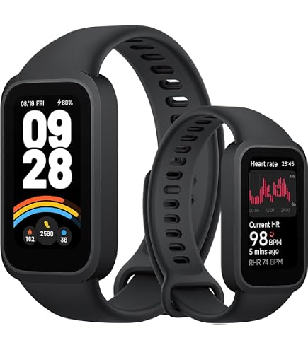 Set 6 Cinturini Sportivi Cinturini In Silicone Per Xiaomi Smart Band 9 Active E Redmi Smart Band 3 - 6 Colori, Regolabile, Comodo Per Sport E Tutti I Giorni Bracciale Regolabile
