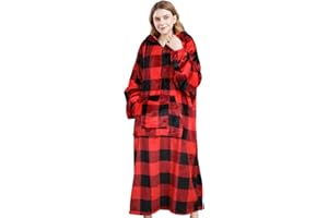 Genfien Sudadera con Capucha de Gran Tamaño, Súper Suave, Cálida, Cómoda, con Capucha, Talla única, para Mujeres, Niñas, Hombres, Amigos, Azul Marino, Talla única