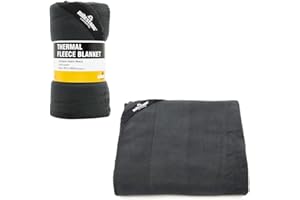 Milestone Camping Fleecedecke, Thermo-Polar, Anthrazit