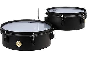 Tama MT1012STKBK Metalworks Series Steel Mini-Tymp - 10" & 12" - Black