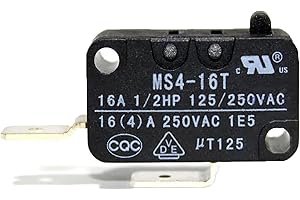 NUHFUFA Microswitches micro del interruptor del límite de 16A 250VAC para MS4-16T pistola de soldadura/accesorios de consola de juegos