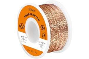 TOWOT Solder Wick, Desoldering Braid, Flux Wick, and Desoldering Wicks - Efficient and Professional Solder Removal SolutionSolution