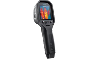 FLIR TG298 Cámara termográfica con infrarrojos puntuales de alta temperatura de súper resolución 320x240 (IR nativo de 160x120) y láser Bullseye: cámara infrarroja puntual industrial