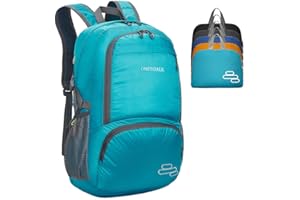 ONETOALL Składany plecak 30 litrów, Ultralekkie plecaki turystyczne, torba podróżna dla mężczyzn i kobiet, nadaje się do jazdy na rowerze, na wycieczki, wspinaczkę i do uprawiania sportu.