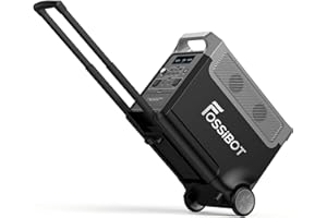 FOSSiBOT F3600 Pro Centrale Elettrica Portatile Uscità CA da 3600W, 3840 Wh batteria LFP Durata di servizio di 15 anni, espandibile 3,8 – 11,5 KWh, Power station generatore solare per casa campeggio