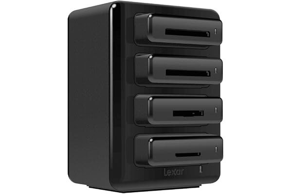 Lexar Professional Workflow HR1 Hub 4 baies pour lecteurs de cartes et unités de stockage USB 3.0