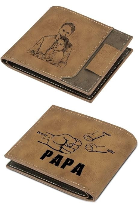 Carteras Para Hombre Cartera Personalizada Con Foto Regalo Para