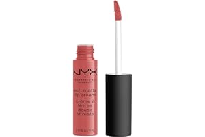 NYX Professional Makeup Rouge à Lèvres Soft Matte Lip Cream, Fini Mat Crémeux, Couleur Ultra-Pigmentée, Tenue Longue Durée, Teinte : Zurich (14)