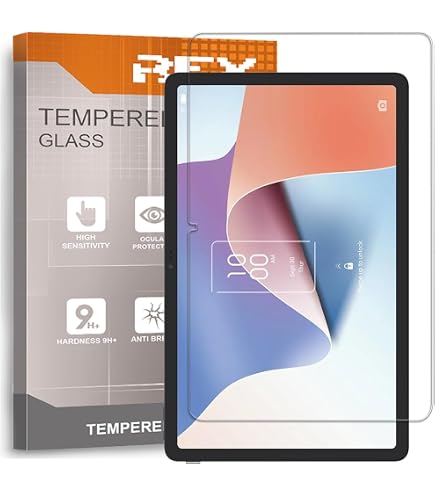2 Pellicole In Vetro Temperato Per TCL Tab 11 Gen2 (10.95 Pollici), 9H Anti-graffio, Trasparente, Anti-impronte