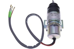 Solarhome 8-94453341-0 Shut Off Solenoid 894453-3411 MV1-58 12VDC Compatible with Hitachi Isuzu Engine 3KC1 4JG1