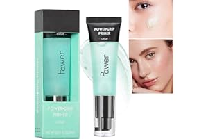 UJOOGBU Power+Grip Primer,Hydrating Face Primer,Gel-Based Primer Makeup,Colour Corrector Primer Base,Pores Minimizer,Primer Foundation Base,Face Primer under Foundation,Matte Foundation Primer(Green)