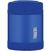 Thermos - Blue Kids Food Flask (290ml) - BPA Free, Stainless Steel, Spill Proof, Thermal Flask for Lunch Box, 5 Hours Hot & 7