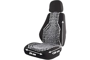 HP Autozubehör 19116 Cojín de Asiento con Bola de Madera Antracita