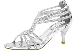 SheSole Ladies Womens Wedding Strappy Heel Party Sandals Prom Shoes