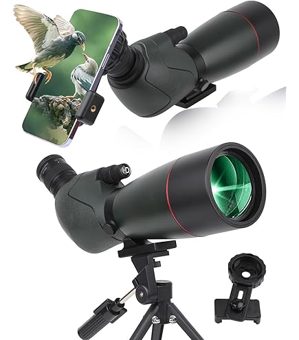 Cannocchiale Professionale 25-75x70 - Con Treppiede E Adattatore Smartphone, BAK4, Impermeabile, Per Birdwatching - Foto 12