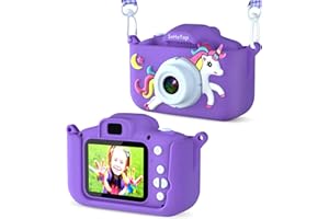 SeHeTop Camara Fotos Infantil, 1080P HD Video cámara Fotos niños,Juguetes niños 3 4 5 6 7 8 9 10 años,Juguetes con cámara para niños y niñas, Regalos de cumpleaños, scon Tarjeta SD de 32 G