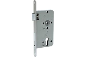 ABUS 58292 ES PZ2 L S 55 72 20 Serrure à encastrer, argenté, 20 mm