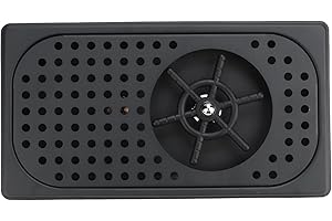 Denash Automatic Cup Washer, Household Commercial Stainless Steel Glass Cleaning Rinser for Sink for Restaurant Hotel Coffee Shop Home