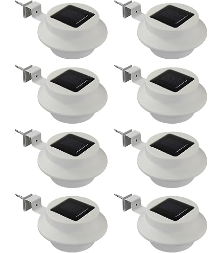 FELXLEO Dachrnnenleuchten LED Dachrnnenleuchte Solar