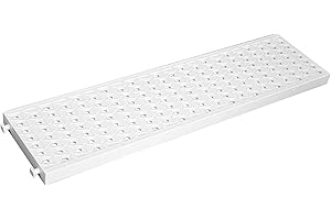 Jardibric - Grille de Piscine - Grille de Caniveaux 500 x 130mm Blanc