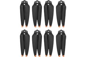 Bocguy Air 3 Eliche 8 Pcs Design Rilascio Rapido, 8747F Accessori con Bassa Rumore & Stabilità (Arancia)