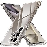 Samsung Galaxy S25 Ultra ile Uyumlu Kapak Kamera Korumalı Airbag Antishock K&ouml;şe Korumalı Şeffaf Silikon Kılıf